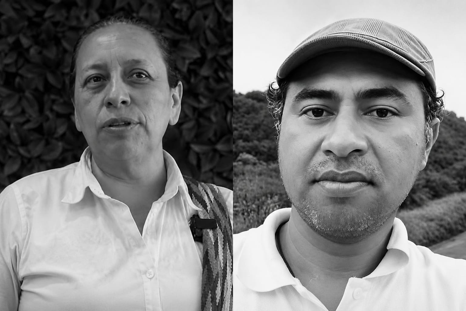 María Ovidia Palechor y James Flor, ldieres sociales asesinados en Cajibío, Cauca. Crédito: Suministrada.