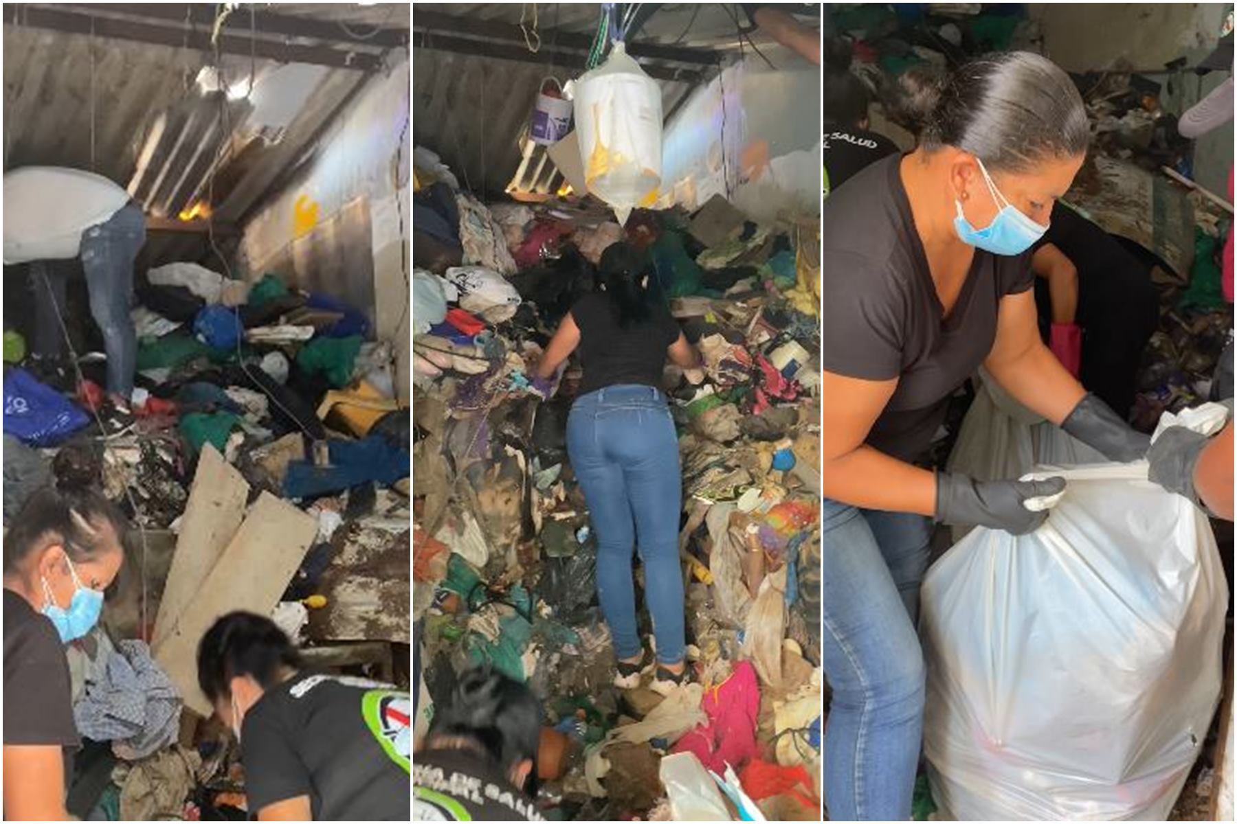 Encuentran tres toneladas de basura en una casa en Ibagué