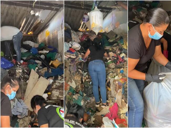 Encuentran tres toneladas de basura en una casa en Ibagué
