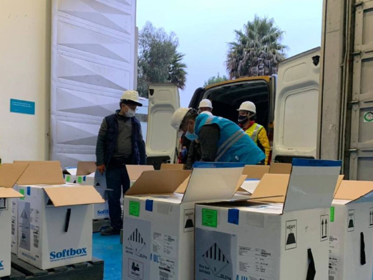 Colombia recibe otras 100.620 vacunas contra el COVID-19