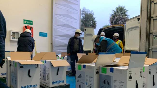 Colombia recibe otras 100.620 dosis de la vacuna de Pfizer