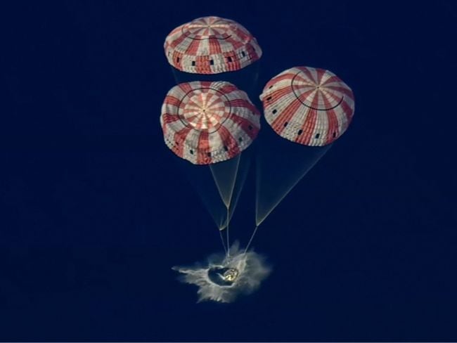 EN VIDEO: Así fue el exitoso amerizaje de Artemis II en el océano Pacífico