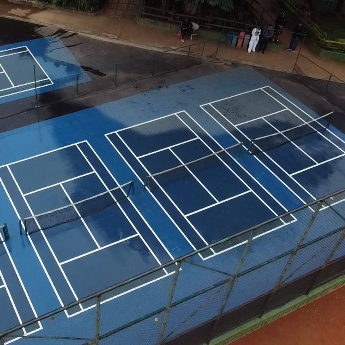 Medellín renueva seis canchas de minitenis en la Unidad Deportiva Atanasio Girardot