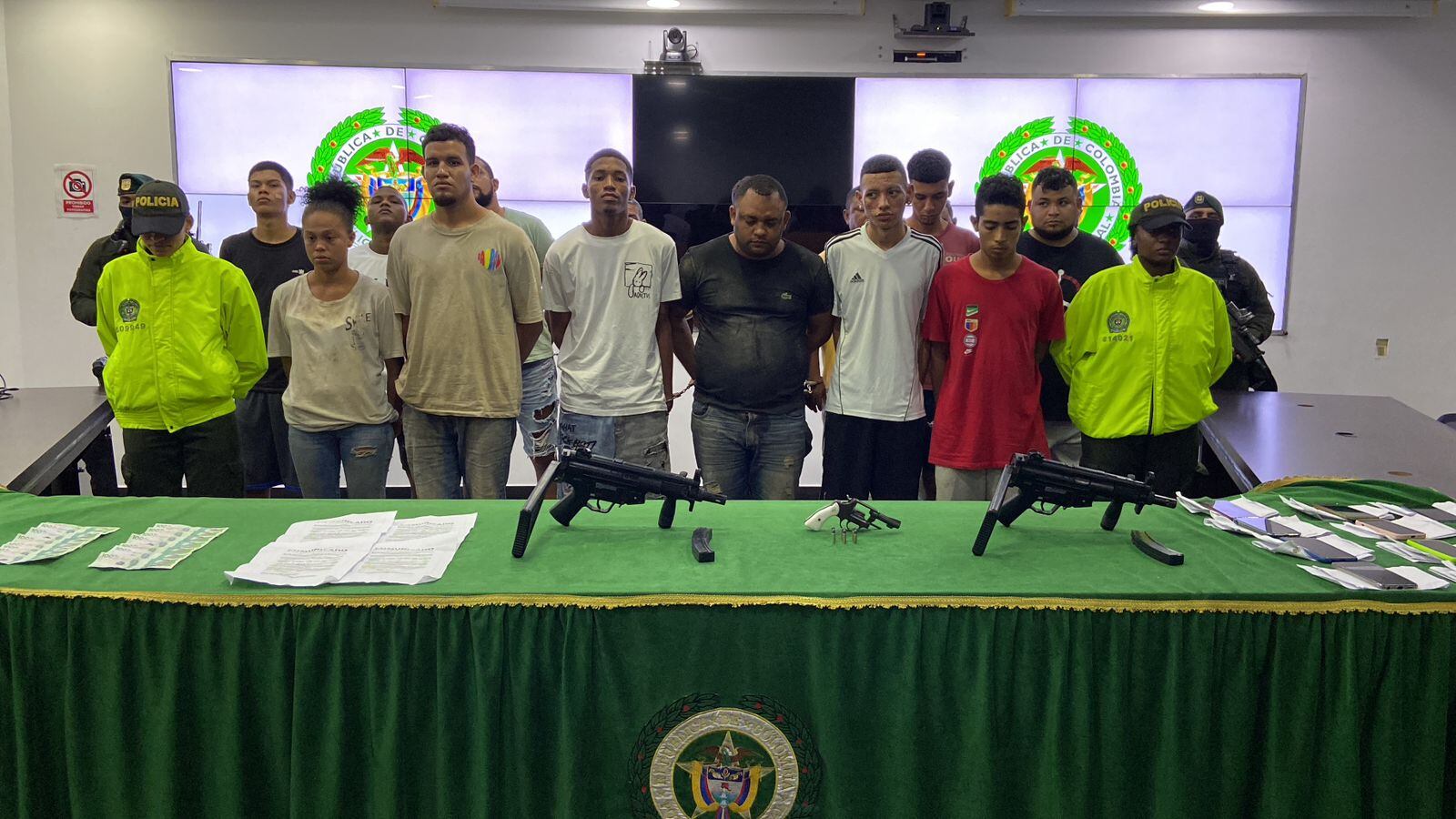 Capturados - Policía Metropolitana de Barranquilla