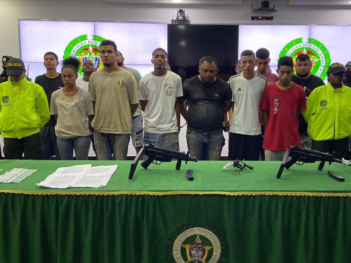 Capturan a 16 presuntos miembros del Clan del Golfo en Galapa, Atlántico