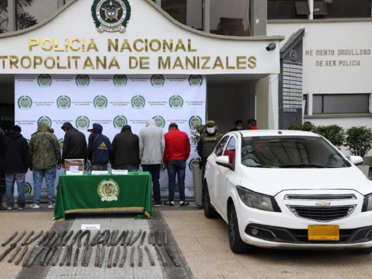 Detenidos por presunto robo de cable en el barrio El Carmen de Manizales