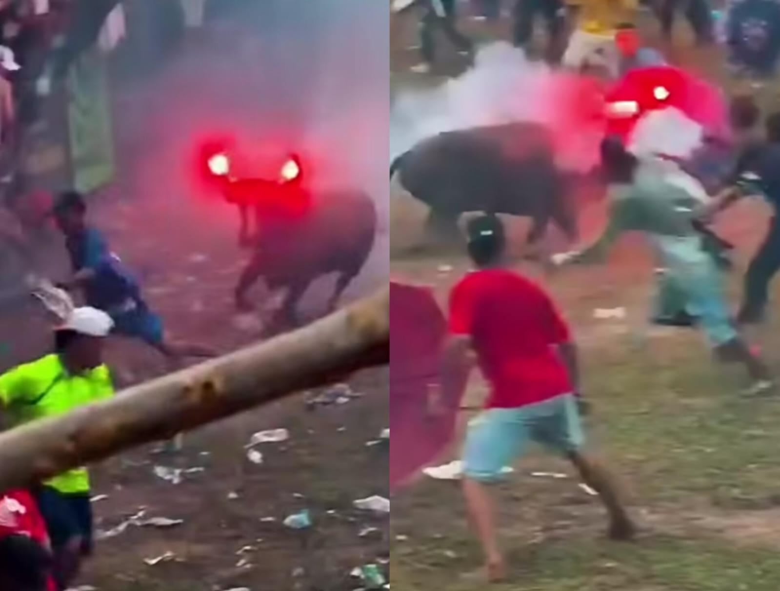 Capturas de videos tomados en redes sociales.