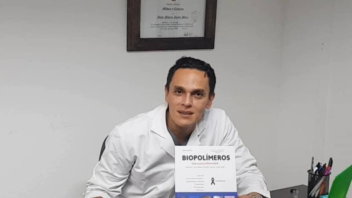 Julio Alberto Zuleta, médico cirujano plástico de Armenia