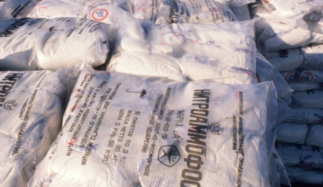 Fertilizantes producidos en Rusia.                       Foto: Getty 