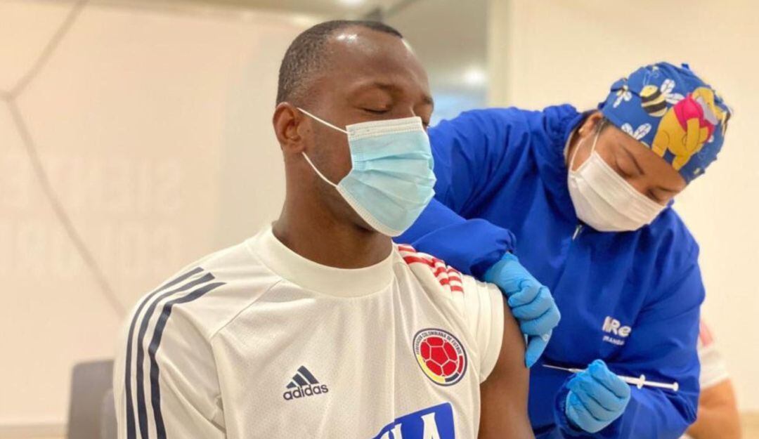 Vacunación a jugadores de la Selección Colombia