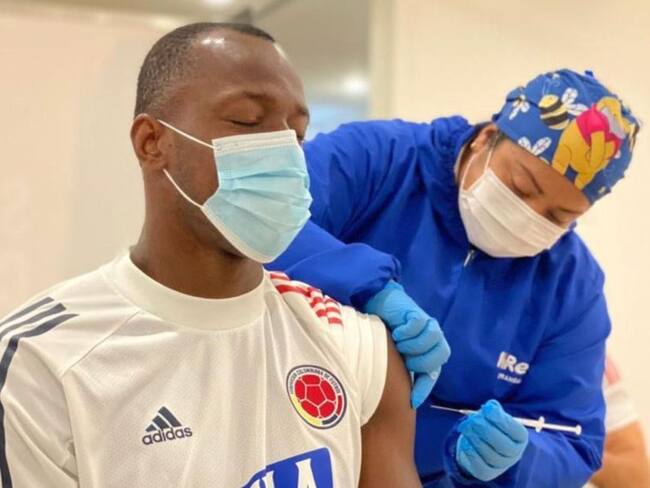 Vacunación a jugadores de la Selección Colombia