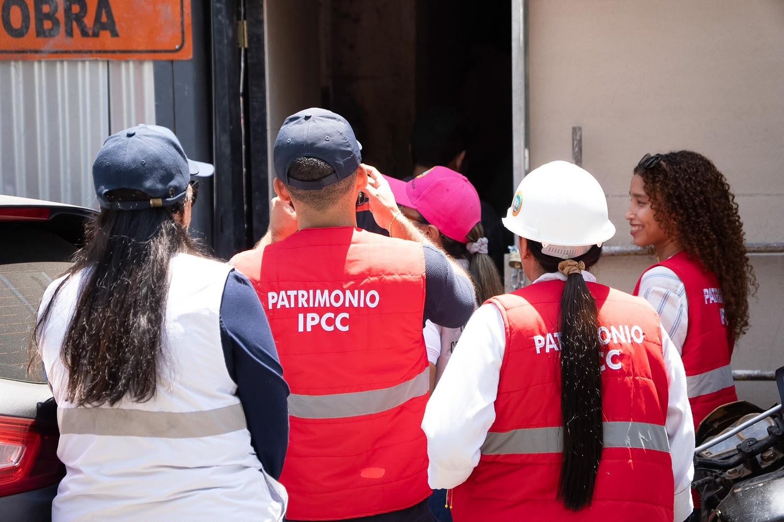 Brigada de la oficina de Patrimonio del IPCC. // Alcaldía de Cartagena