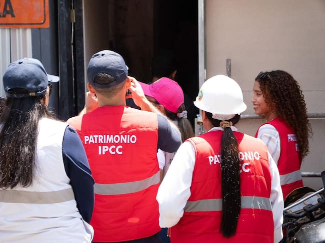 Brigada de la oficina de Patrimonio del IPCC. // Alcaldía de Cartagena