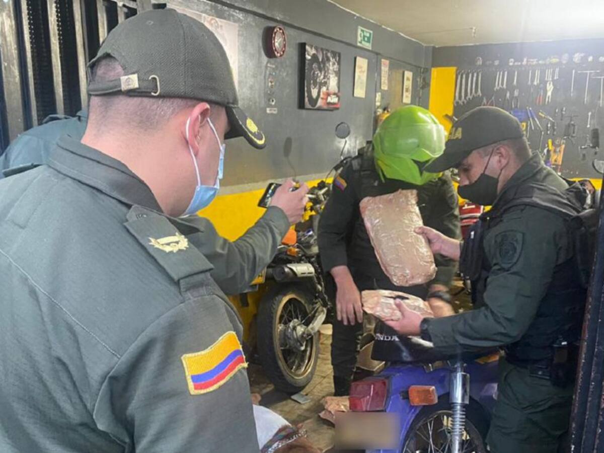 Incautan 4.000 gramos de base de coca en Chinchiná