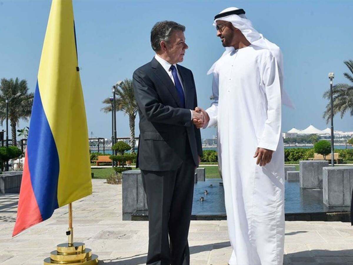 Santos llegó a los Emiratos Árabes para buscar inversiones