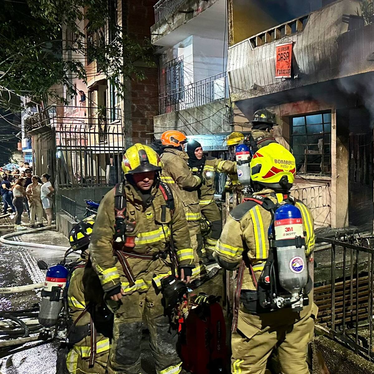 Un incendio en Medellín le ocasionó la muerte a una persona con movilidad reducida
