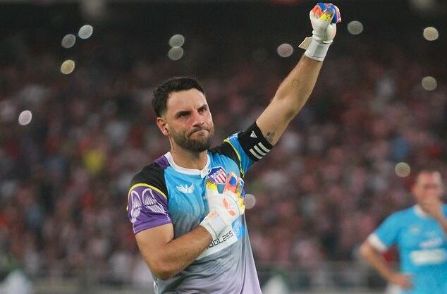 Sebastián Viera en su partido de despedida del Junior / Foto: Junior FC