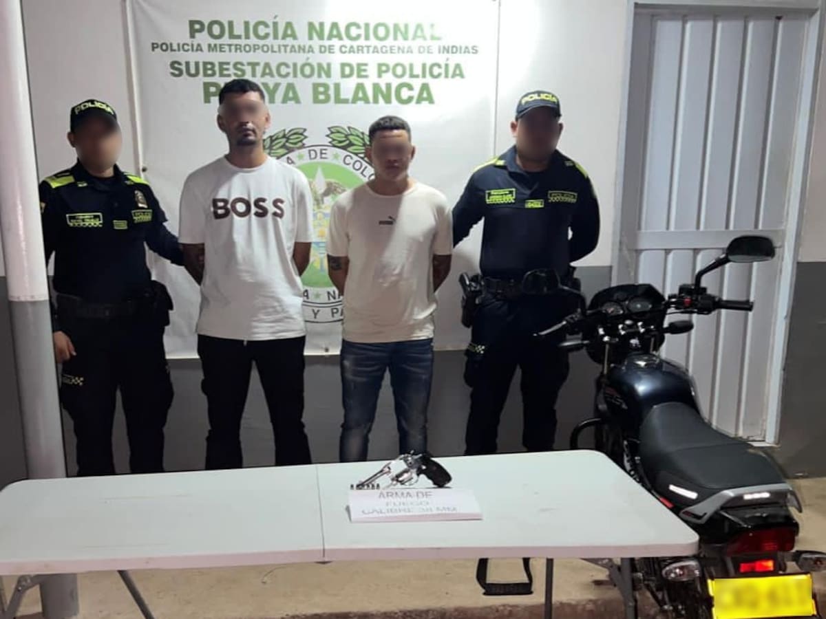 Con un revólver calibre 38, capturados ‘El Juancho’ y ‘El Alejo’ en la zona insular