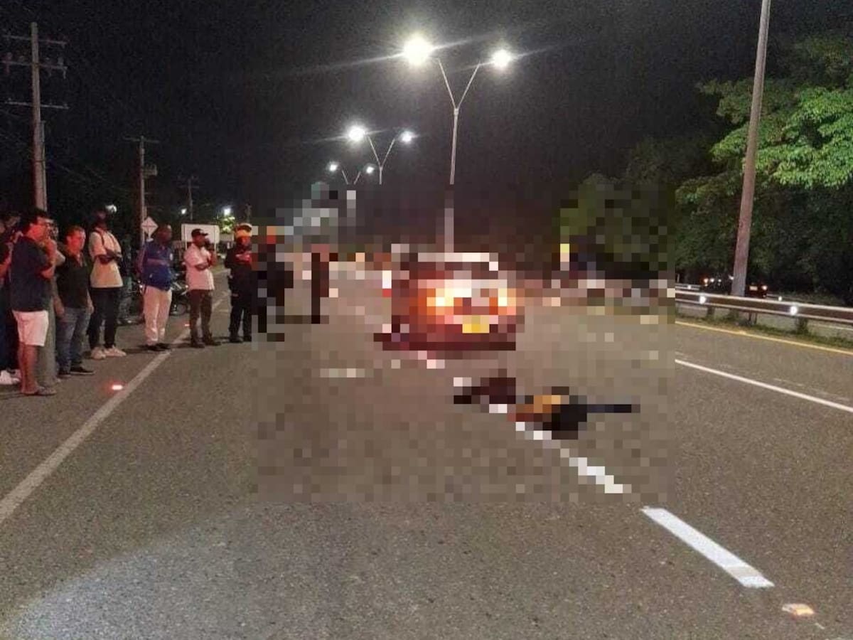 Comerciante murió arrollado en la Vía al Mar, zona norte de Cartagena