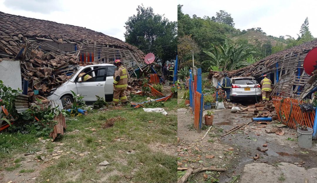 Accidente en la vía Manizales - Neira
