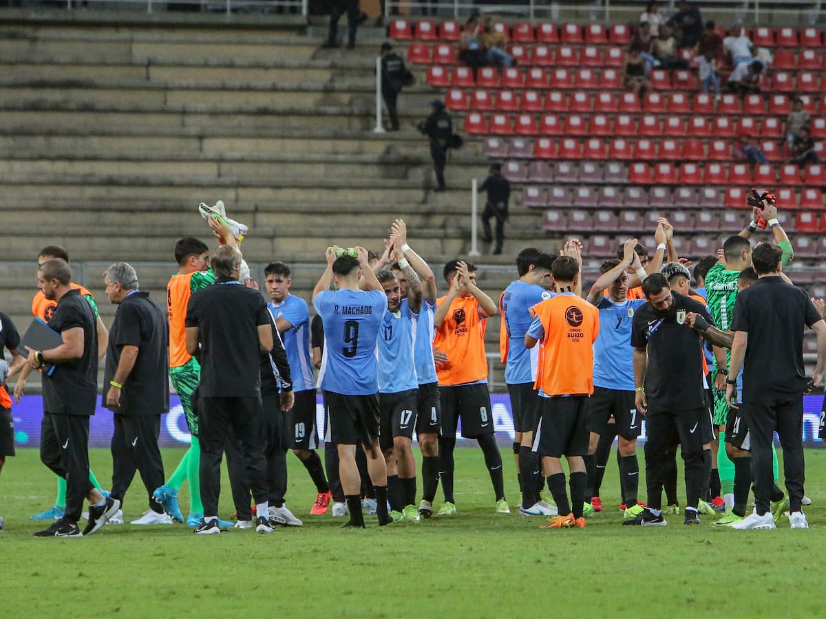 Sudamericano Sub-20: Tabla de posiciones del Grupo A, con Uruguay como primer clasificado