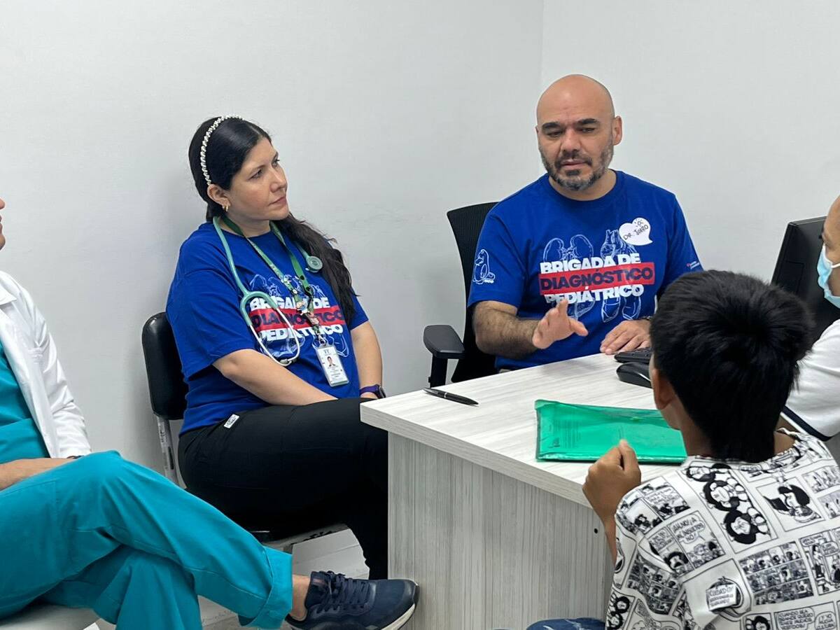 Cientos de niños recibieron atención en Brigada de Diagnóstico de Enfermedades Renales y Hepáticas