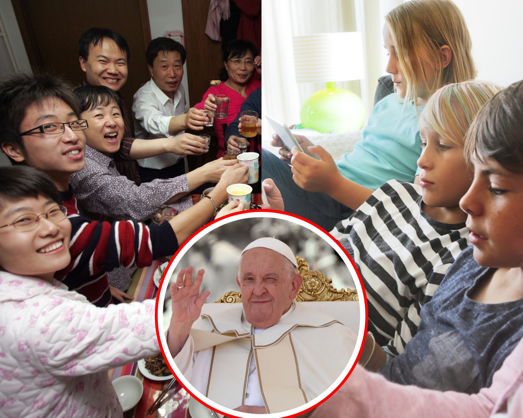 El sumo pontífice dijo que la mirada debe estar en el otro, reconocer a la familia y no tener “la cabeza en el teléfono móvil”.
(Foto: Caracol Radio / Getty)