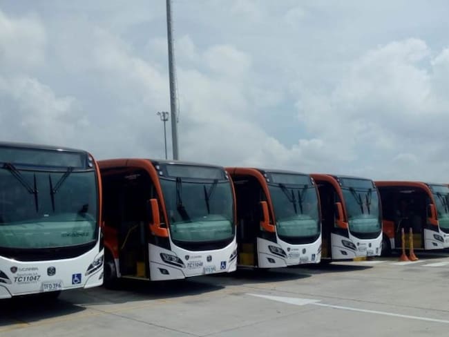 Incorporan 131 nuevos buses a operación de Transcaribe en Cartagena