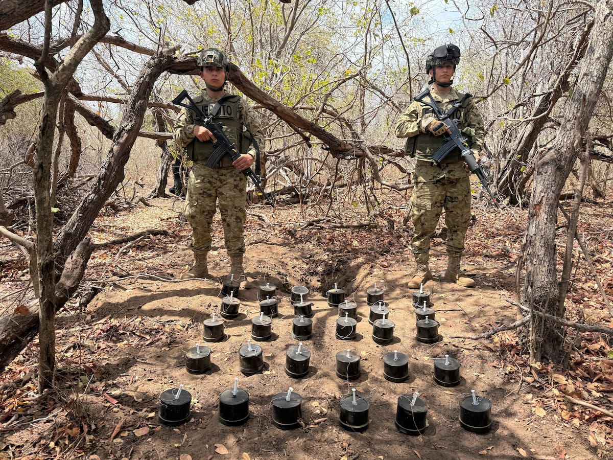 Ejército ubica y destruye deposito de minas antipersonal, en La Guajira