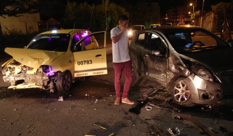Los autos fueron inmovilizados por la Policía.  