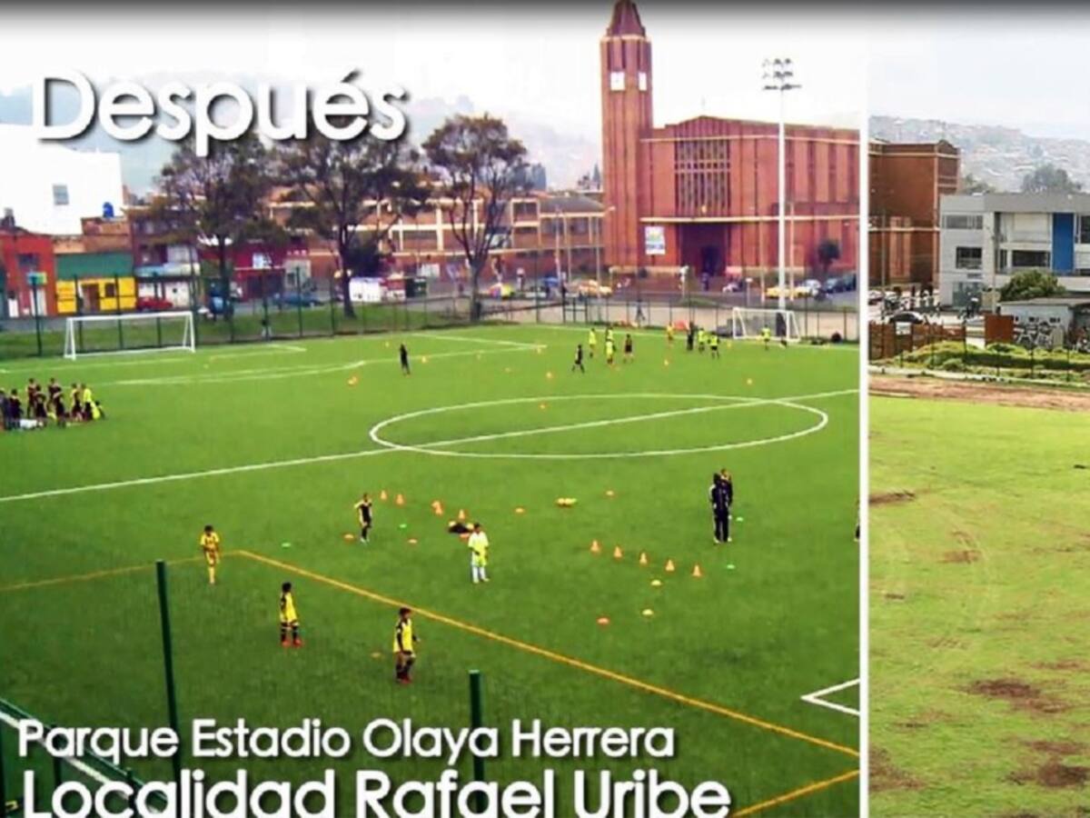 La evolución de los parques en Bogotá