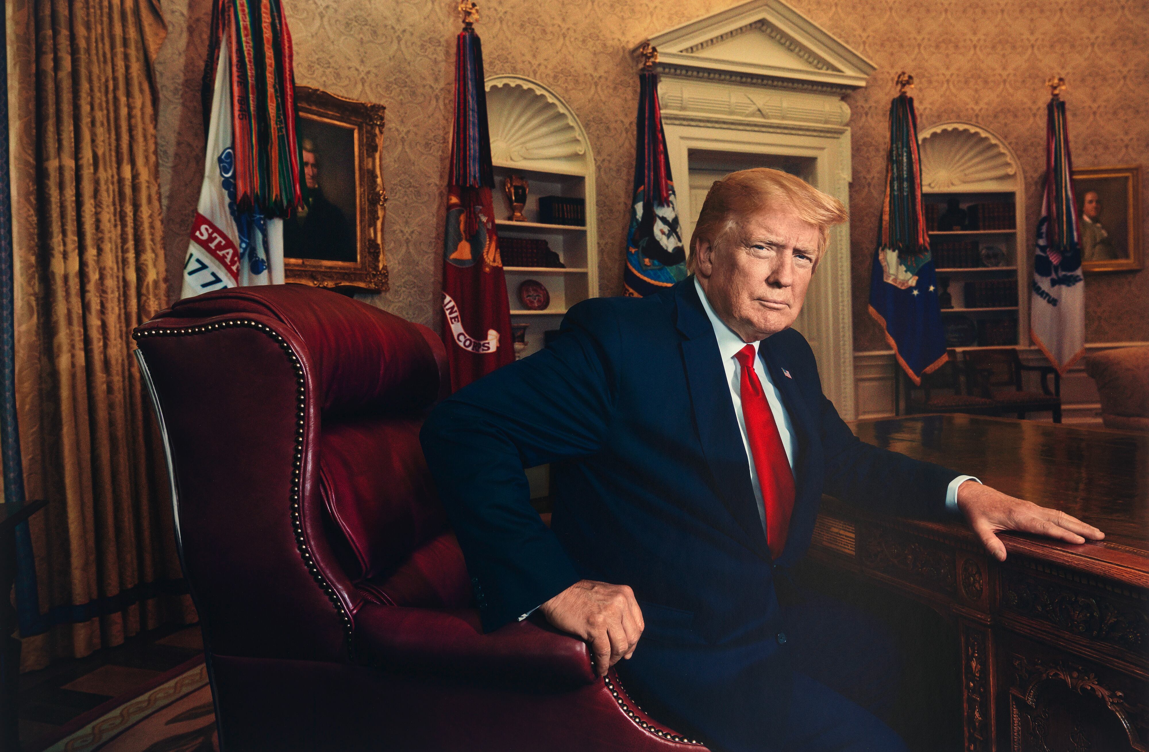 USA9983. WASHINGTON (ESTADOS UNIDOS), 13/01/2025.- Fotografía cedida por la Galería Nacional de Retratos y el Instituto Smithsonian de un retrato del presidente electo estadounidense Donald Trump. Un retrato de Trump, fue expuesto este lunes en la Galería Nacional de Retratos de Washington con motivo de su investidura, que tendrá lugar el próximo 20 de enero. EFE/ Pari Dukovic /Instituto Smithsonian/Galería Nacional de Retratos/SOLO USO EDITORIAL NO VENTAS /SOLO DISPONIBLE PARA ILUSTRAR LA NOTICIA QUE ACOMPAÑA (CRÉDITO OBLIGATORIO)