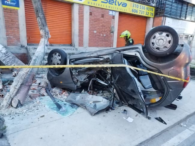 Secretario de Tránsito de Armenia sobre accidente