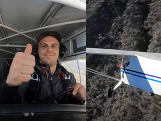 Video: youtuber pagará cárcel por estrellar avioneta contra una montaña en busca de likes