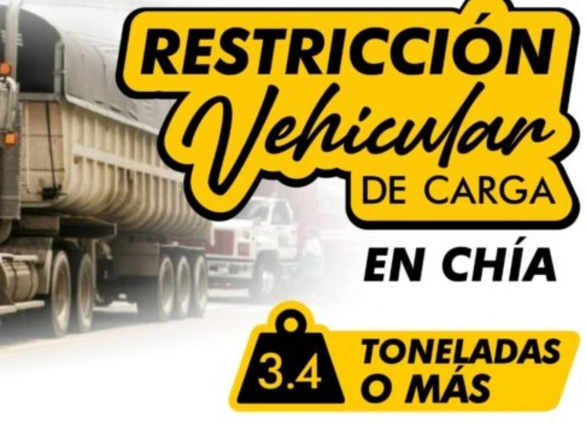 Nuevas restricciones que tendrán los vehículos de carga en Chía: ¿En qué consisten?
