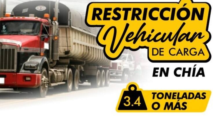 Nuevas restricciones que tendrán los vehículos de carga en Chía: ¿En qué consiste?