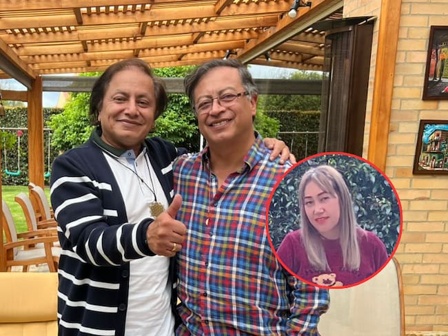 Juan Fernando Petro, hermano del presidente, habría negado a su propia esposa y a su hijastro || Hermanos Petro Urrego y esposa de Juan Fernando Petro (@juanfpetro).