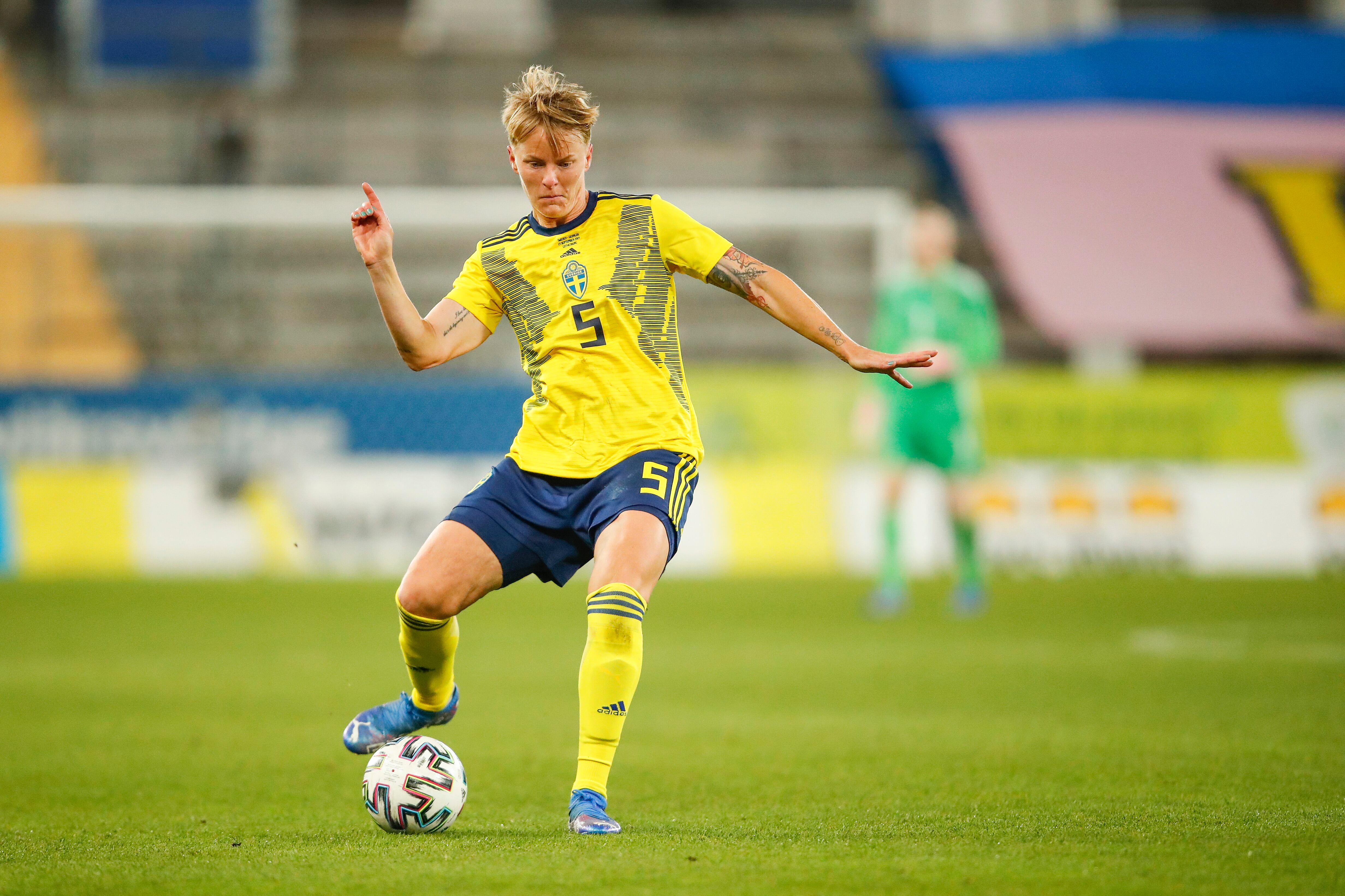 Nilla Fischer. (Photo by Jasmin Walter - UEFA/UEFA via Getty Images)