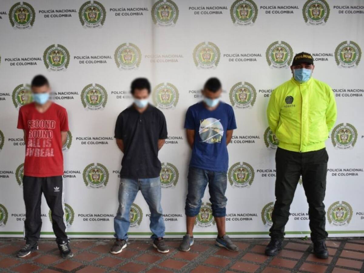 Desmantelan banda que controlaba el expendio de drogas en barrio de Pereira