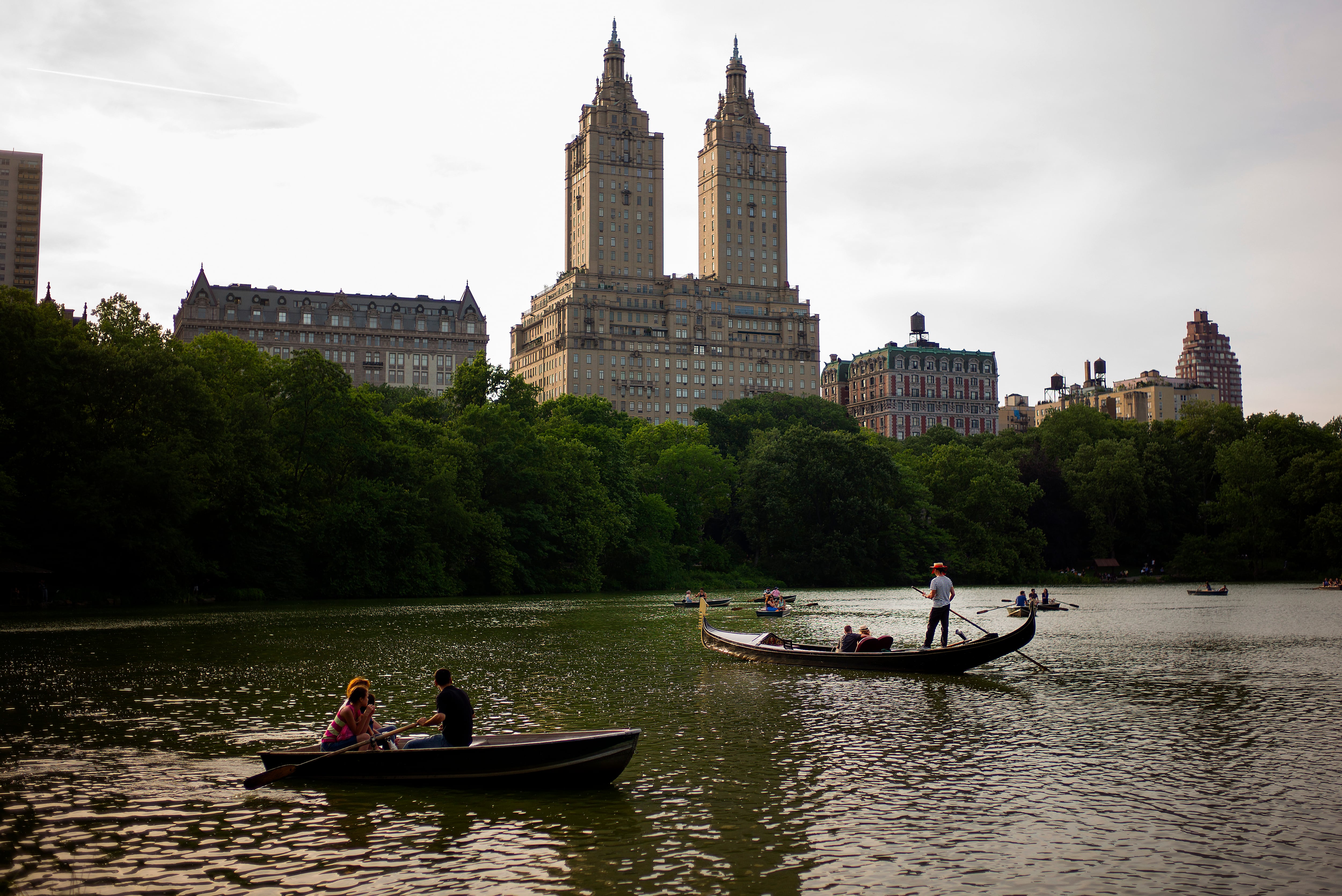 Imagen de referencia de las góndolas en el Central Park de Nueva York.  (Photo by Robert Caplin via Getty Images)