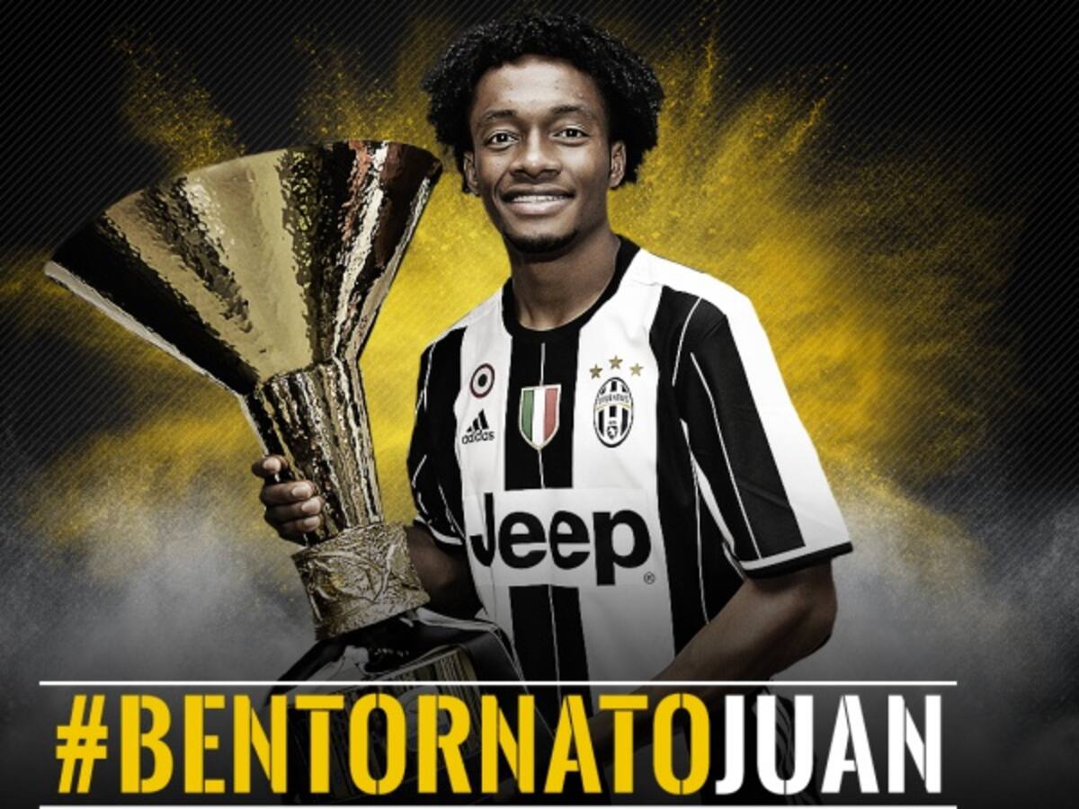 Juventus hace oficial el regreso de Cuadrado