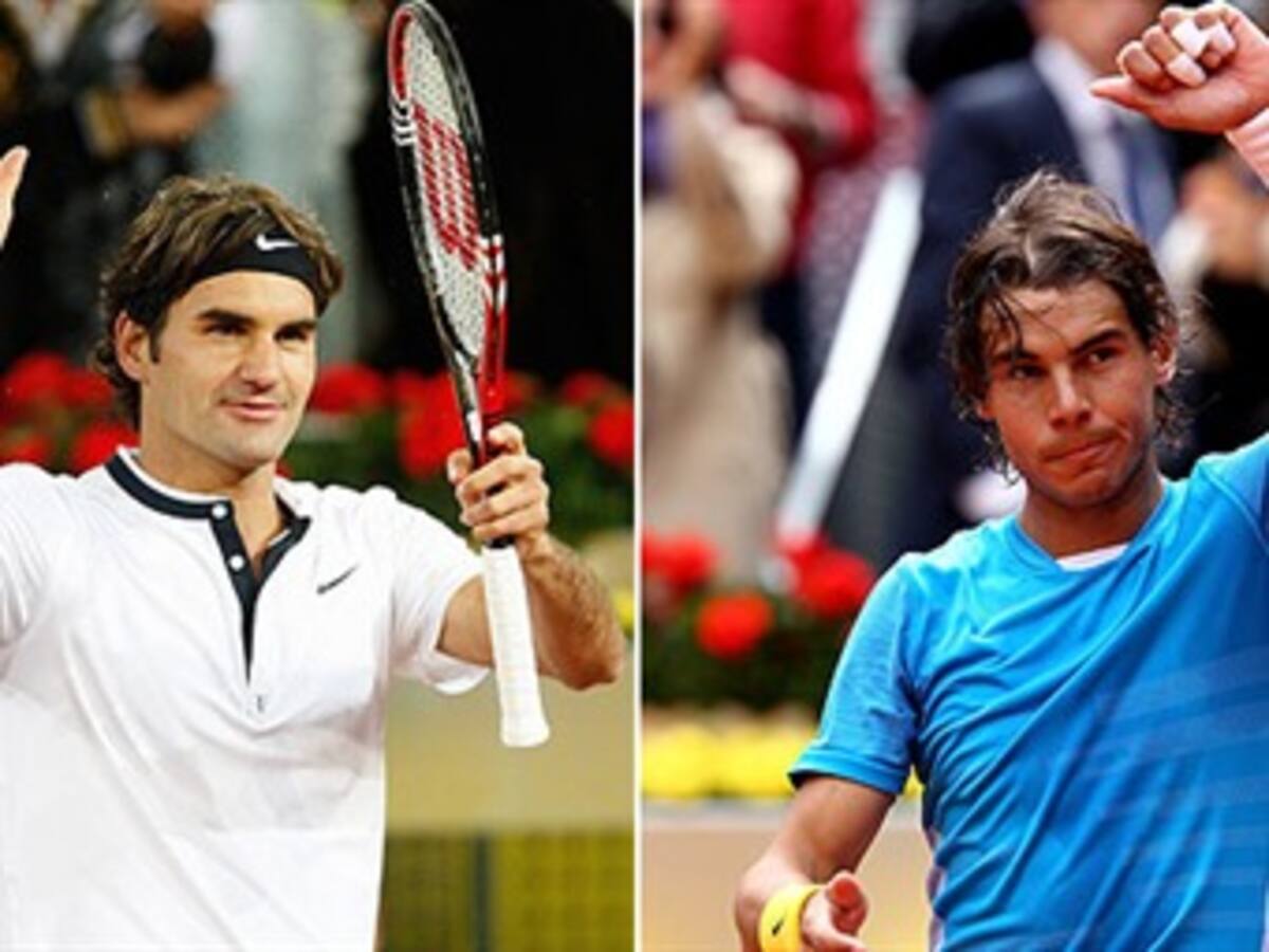 Federer y Nadal, nuevamente en la final del Masters de Madrid