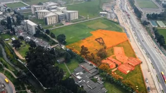 Predio donde será construida la nueva cárcel distrital de Bogotá.