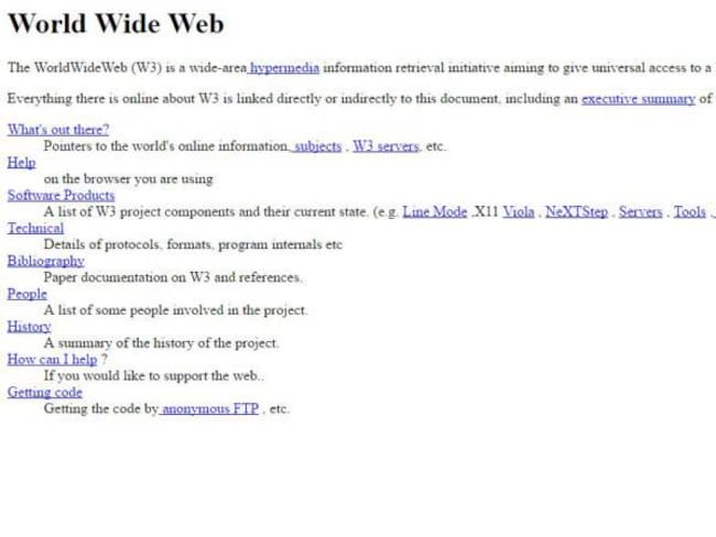 Visite la primera página web del mundo, creada hace 25 años