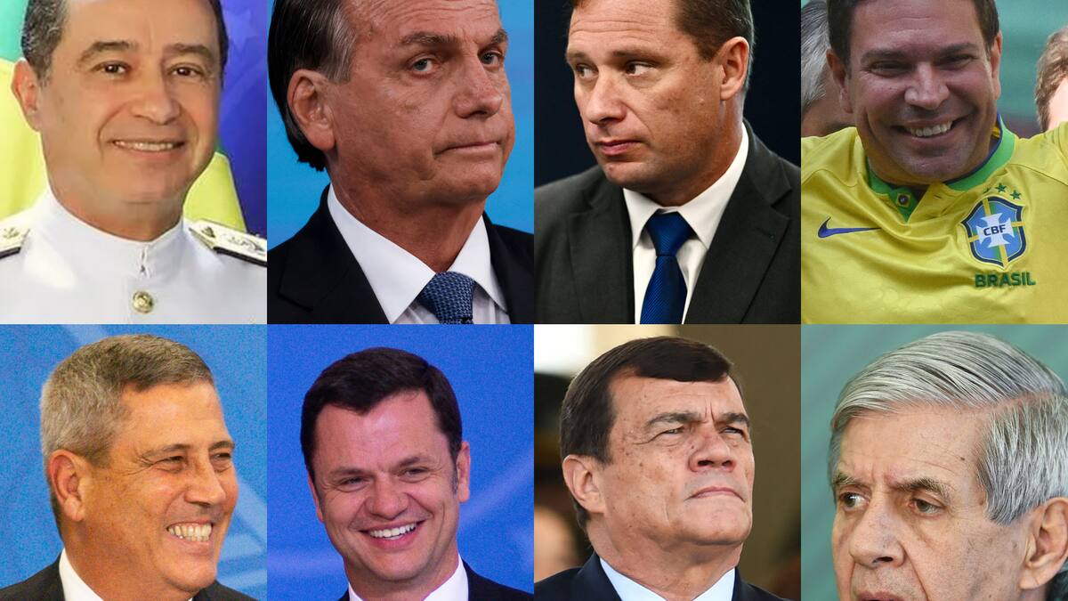 Juicio a Bolsonaro: estos son los ocho acusados de intentar dar un golpe de Estado a Lula da Silva