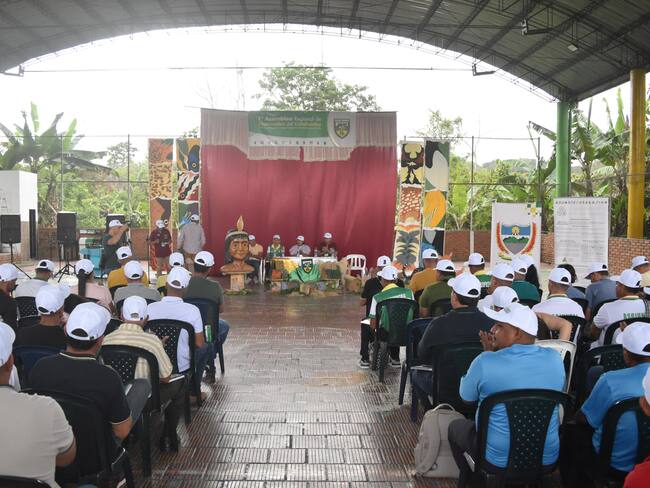 Primera Asamblea Regional del Comunales en el Catatumbo. Foto: Cortesía Alcaldía de Teorama.