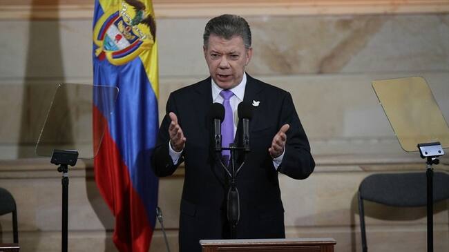 Juan Manuel Santos, presidente de la República. Foto: Colprensa