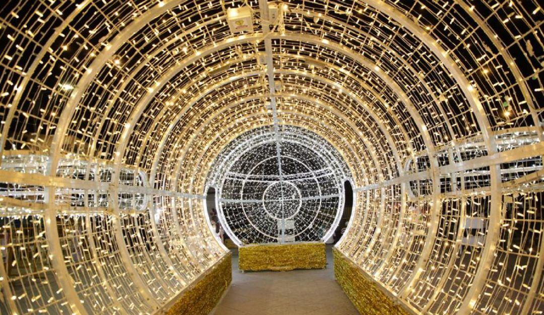 Alumbrado navideño Plaza de Turbaco