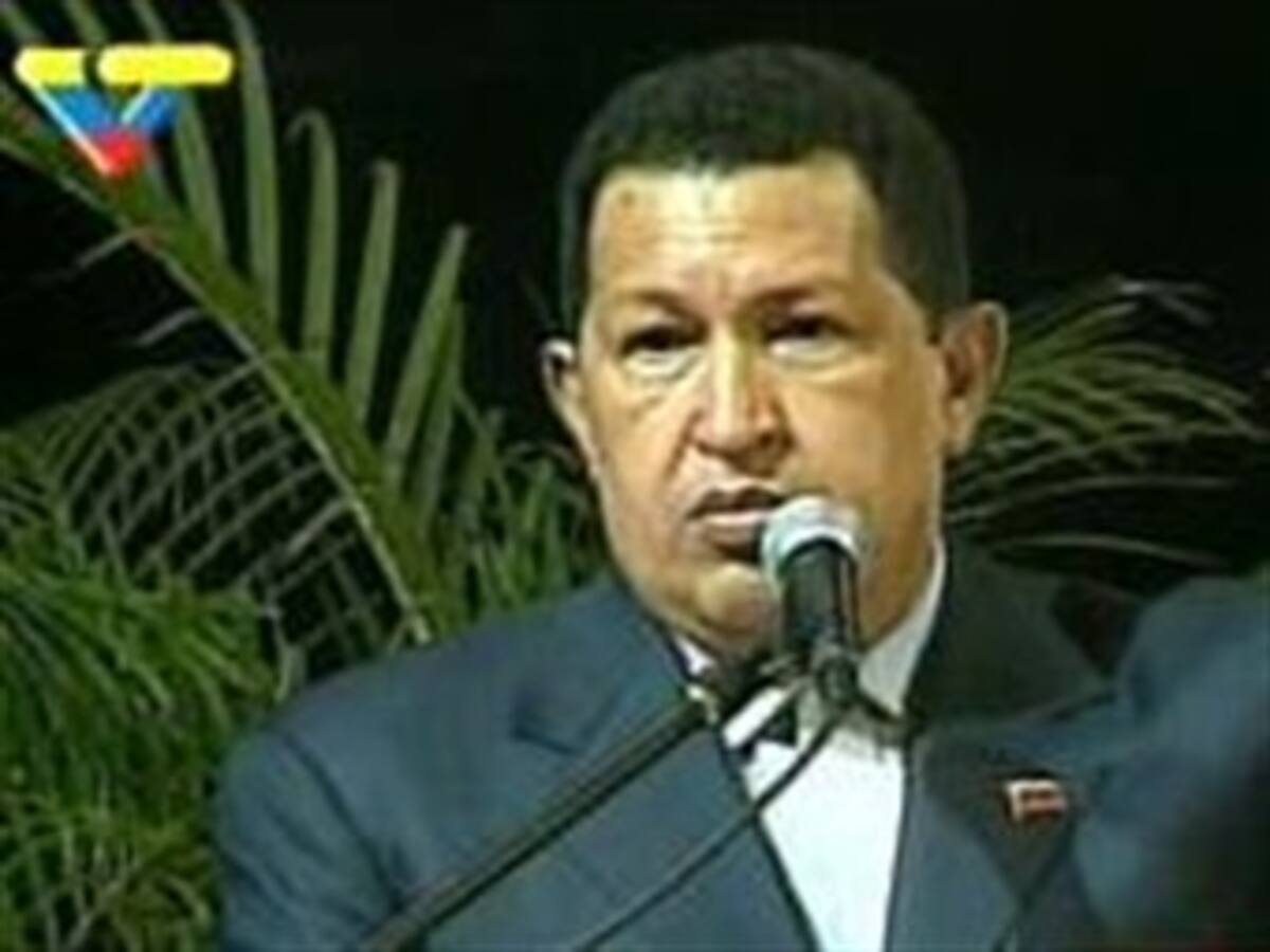 El presidente Hugo Chávez dijo que no hablará con Álvaro Uribe