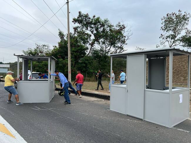 Protestas por nuevas caseta en el peaje Lomitas / Foto Cortesía Wilber Rodríguez